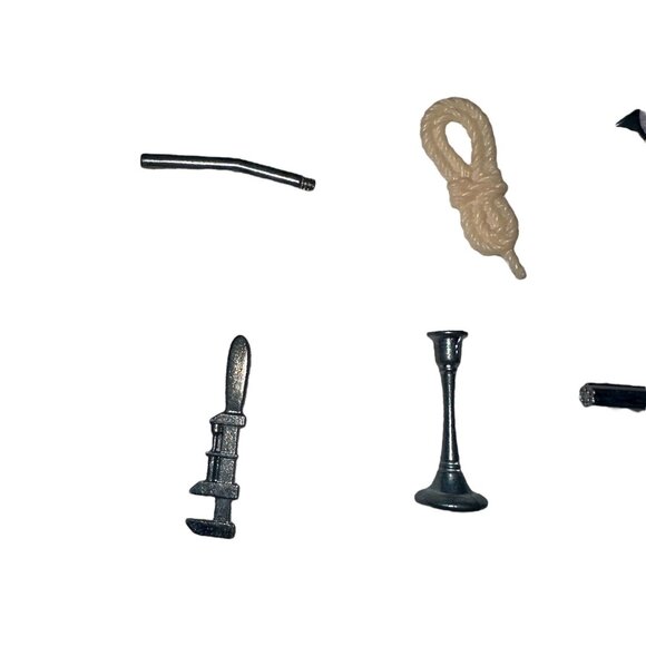 Vintage 2002 Clue Weapons Complete Rope Gun Replacement Parts Parker Brothers - Picture 2 of 4